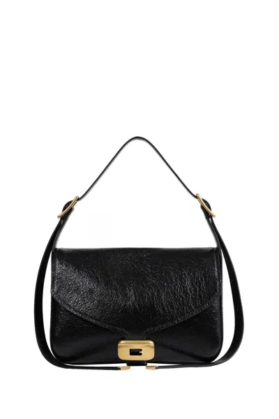 BALENCIAGA CLICCA LEATHER MEDIUM SHOULDER BAG