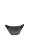 Balenciaga Men Explorer Fanny Pack In Black
