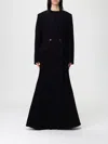 Balenciaga Coat  Woman Color Black In Black
