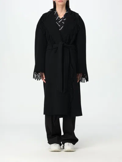 Balenciaga Coat  Woman Color Black In 黑色