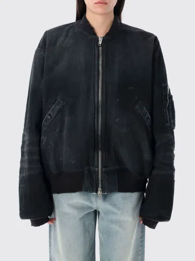 Balenciaga Zip-fastening Bomber Jacket In Blue