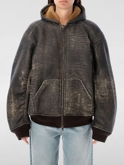 BALENCIAGA JACKET BALENCIAGA WOMAN COLOR BROWN,F82776032