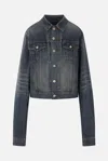 Balenciaga Fitted Denim Jacket Chest Pockets