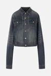Balenciaga Fitted Denim Jacket Chest Pockets