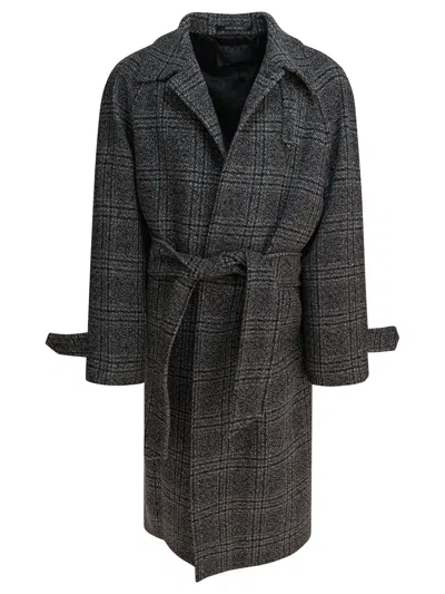 BALENCIAGA COATS BLACK