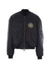 Balenciaga Oversize Ribbed Trims Sleeve Pocket In Black
