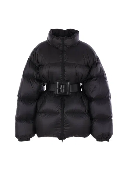 Balenciaga Coats In Black