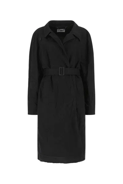 Balenciaga Coats In Black