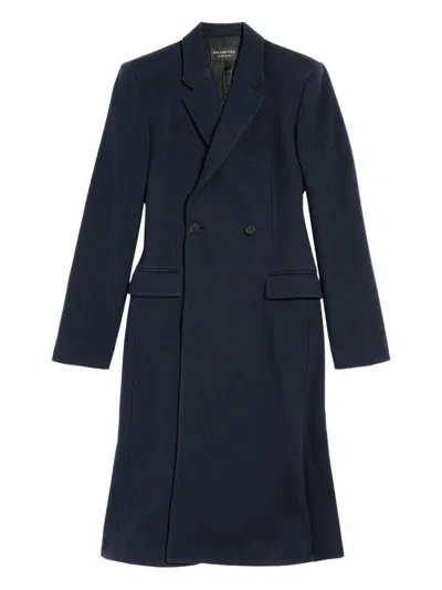 Balenciaga Coats In Blue