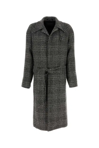 Balenciaga Coats In Gray