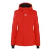 Balenciaga Hourglass Nylon Ski Jacket In Red