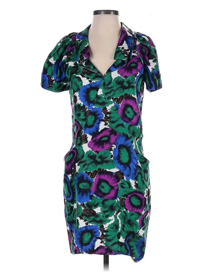 Pre-owned Balenciaga Cocktail Dress In Green