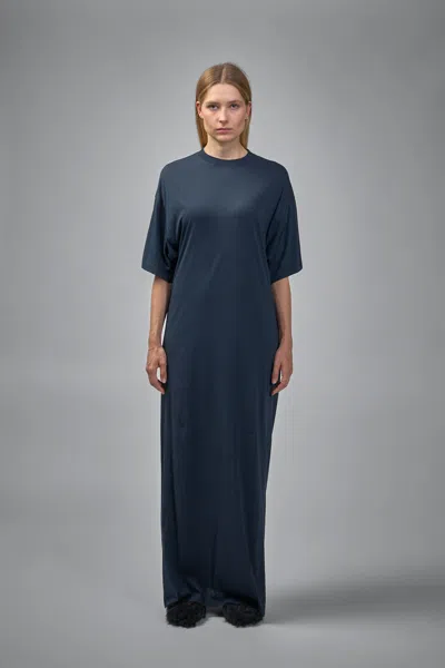 Balenciaga Cocoon Maxi Dress In Gray