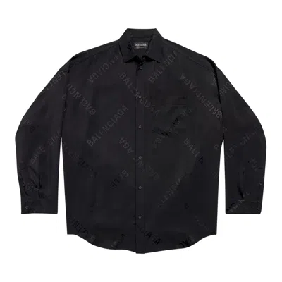 Pre-owned Balenciaga Cocoon Shirt 'black' | Men's Size S