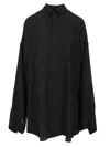 Balenciaga Cocoon Shirt Shirts Black