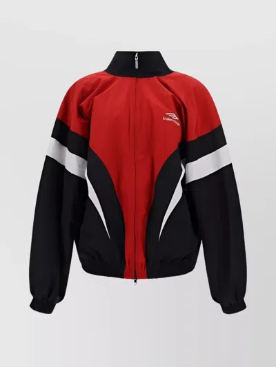 Balenciaga Bomberjacke In Colour-block-optik In Black