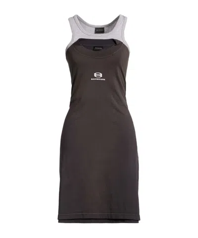 Balenciaga Color Block Vests In Black