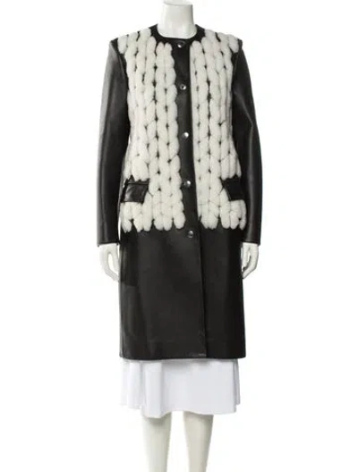 Pre-owned Balenciaga Colorblock Pattern Coat In Multi