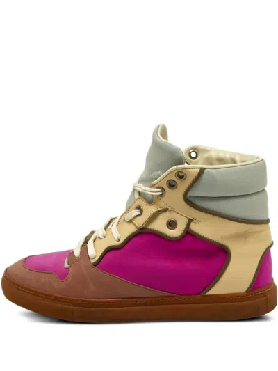Pre-owned Balenciaga Colour-block High-top Sneakers