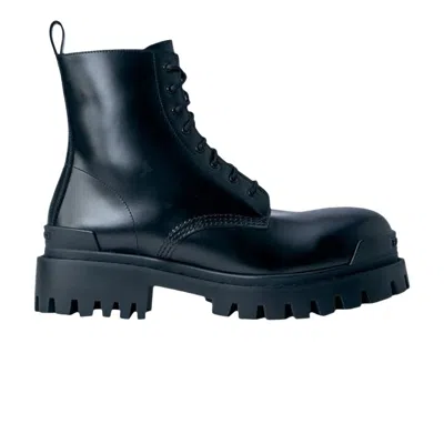 Pre-owned Balenciaga Combat Strike Boot 'black' | Men's Size 43