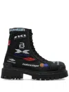 Balenciaga L20 Combat Strike Boots In Black