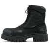 Balenciaga Combat Strike Boots 'washed Black Cotton'