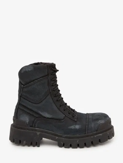 Balenciaga Combat Strike L20 Boots In Black