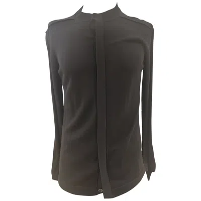 Pre-owned Balenciaga Contemporary Black Wool Cardigan Size M Unisex 21st Century