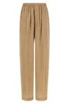 Balenciaga Tailored Trousers Pinstripe Pattern In Gold