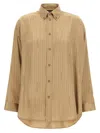 Balenciaga Coocon Shirt In Brown