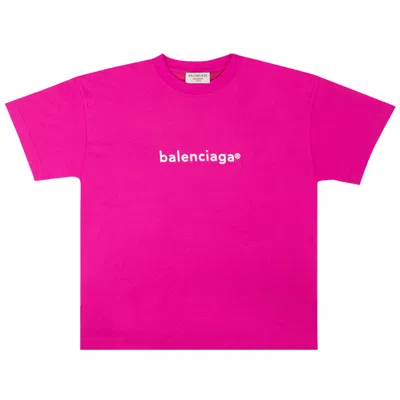 Pre-owned Balenciaga Copyright T-shirt 'pink'