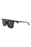 Balenciaga Core 54mm Square Sunglasses In Black