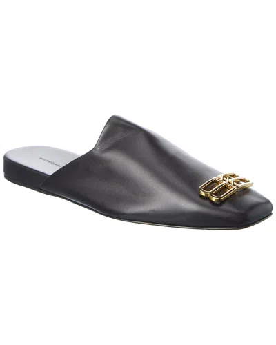 BALENCIAGA BALENCIAGA COSY BB LEATHER MULE
