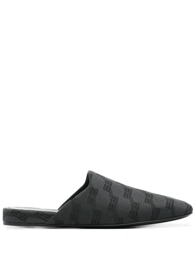 Pre-owned Balenciaga Cosy Slippers In Grey