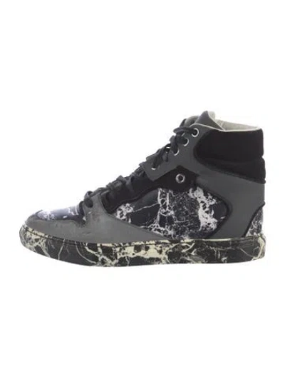 Pre-owned Balenciaga Cotes Wedge Sneakers In Multi