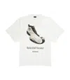 Balenciaga Basketball Sneaker Print Oversized T-shirt In White