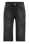 Balenciaga Bermuda Shorts In Cotton In Black