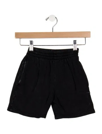 Pre-owned Balenciaga Babies' Cotton Black Shorts With Elastic Waist