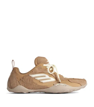 Balenciaga Cotton-blend Monday Ultra Sneakers In Nude