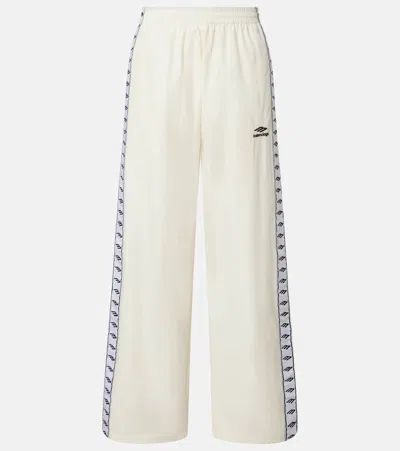 Balenciaga Cotton-blend Sweatpants In White