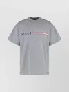 Balenciaga International T-shirt Oversized In Heather Grey In Gray