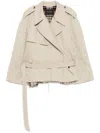 Balenciaga Cropped Trench Coat
