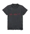 Balenciaga Cotton Dirac Formula T-shirt In Yellow