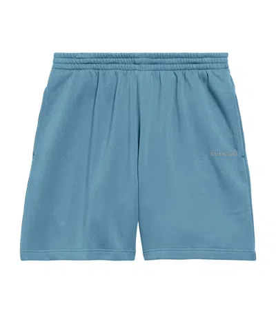 BALENCIAGA COTTON ELASTICATED SHORTS