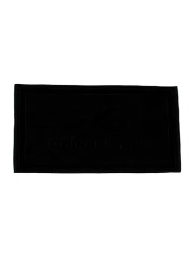 Pre-owned Balenciaga Cotton Hand Towel In Blac