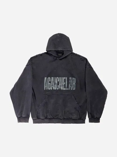 BALENCIAGA BALENCIAGA COTTON HOODED SWEATSHIRT