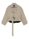 Balenciaga Deconstructed Cotton Twill Trench Coat