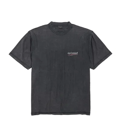 BALENCIAGA COTTON INSIDE-OUT T-SHIRT
