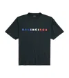 Balenciaga Cotton International T-shirt In Black