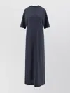 Balenciaga Cocoon Cotton Jersey Maxi Dress